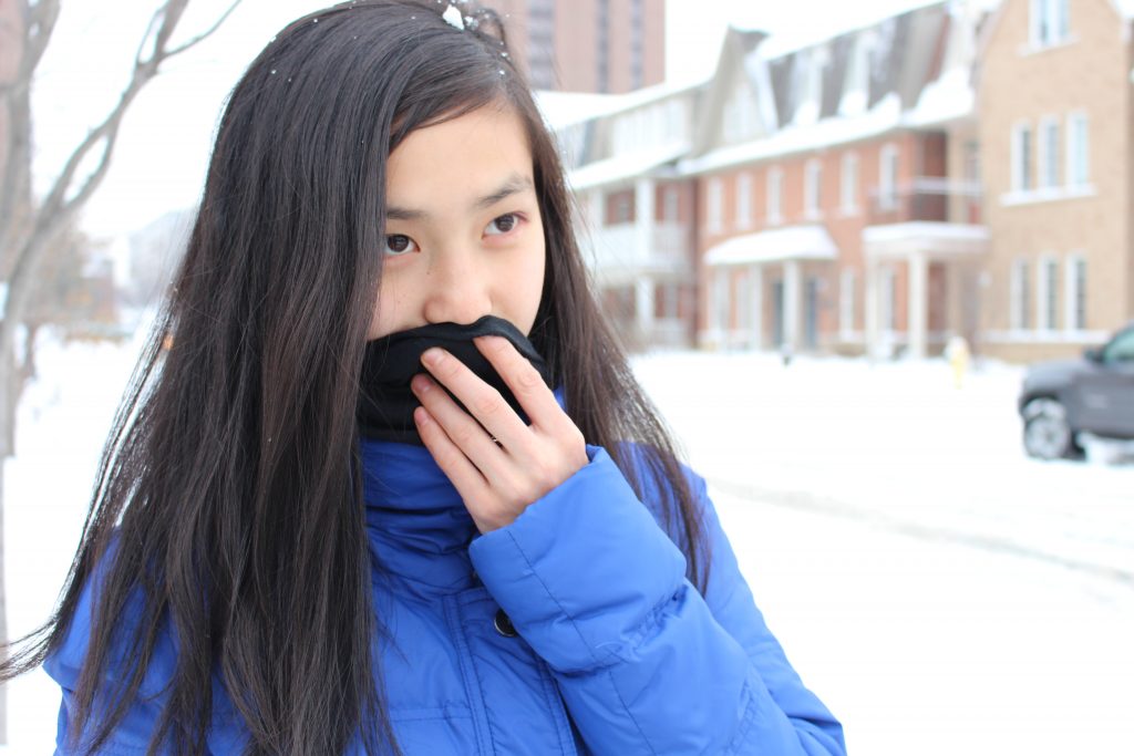 selfie winter