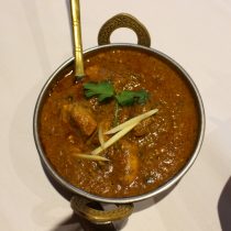 indian restaurant ambiyani lamb dish