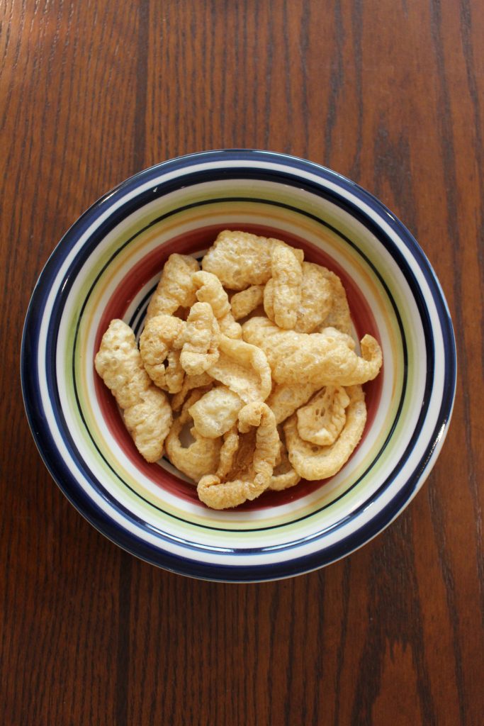 Vancouver, chips, pork, rinds