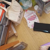 groceries, cluttered