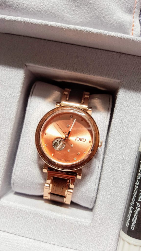 jord rose gold watch
