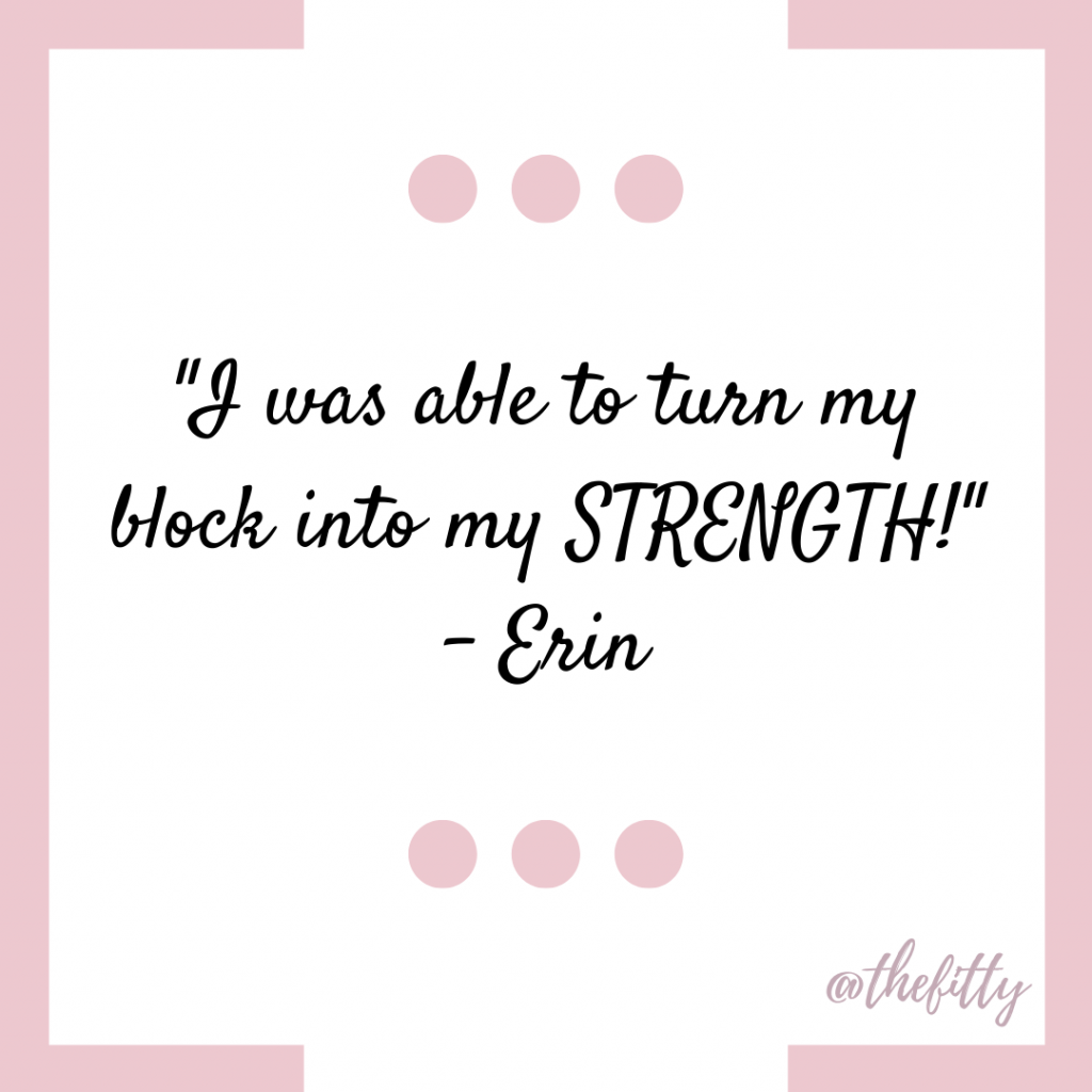 Erin testimonial