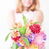 flowers woman