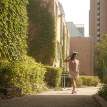 nature, sentimental, thoughtful girl looking out in distance
