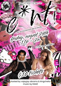 C*NT! An End of Summer Dance Party
