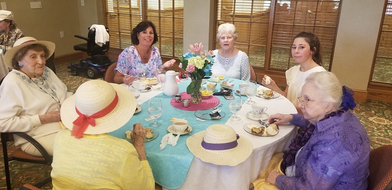 Mother's Day tea at The Glebe