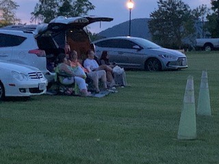 Drive-in movie night at The Glebe