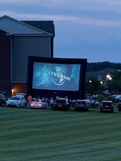 Drive-in movie night at The Glebe