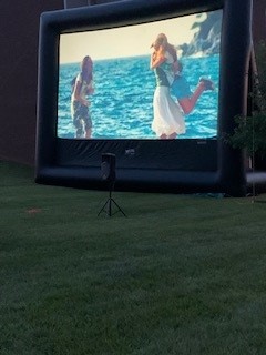 Drive-in movie night at The Glebe