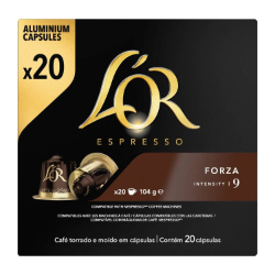 Publicité Advertising 127 2012 café Nespresso L'Or capsules Forza