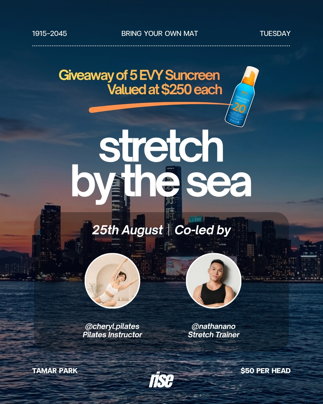 Stretch by the sea