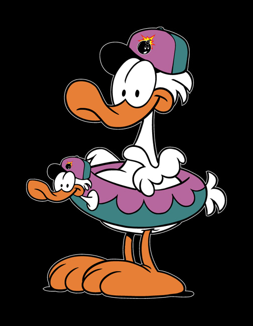 garfield and friends duck