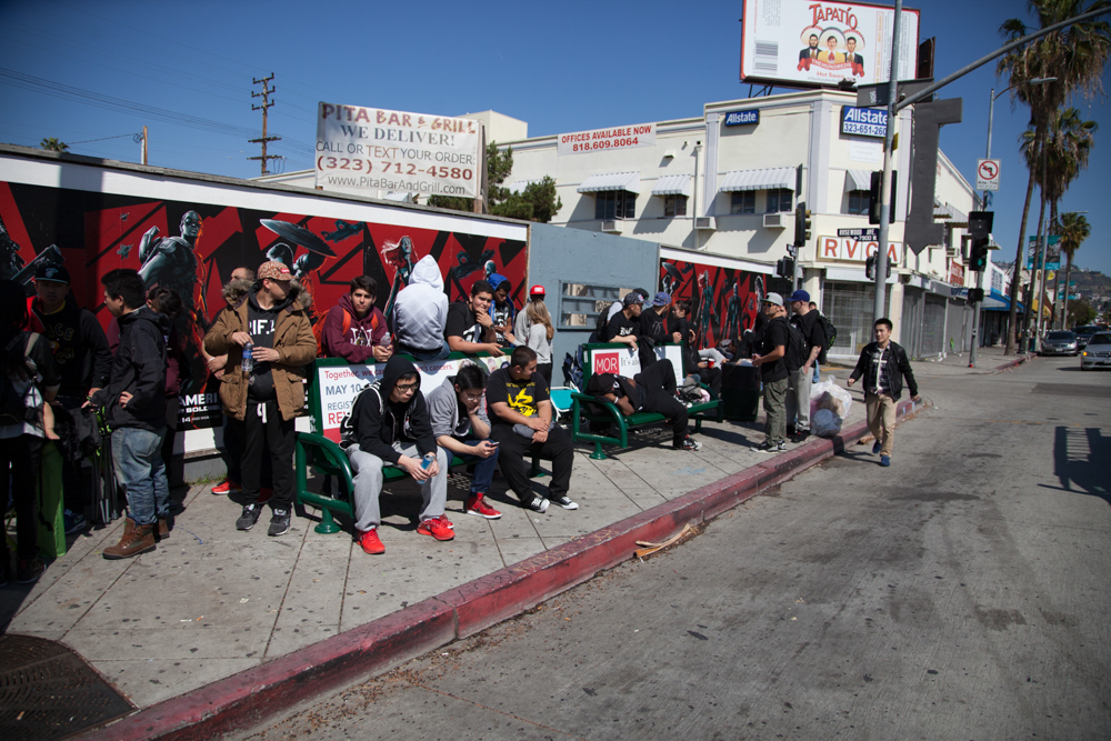 The Nike Foamposite Campout at Supreme Los Angeles