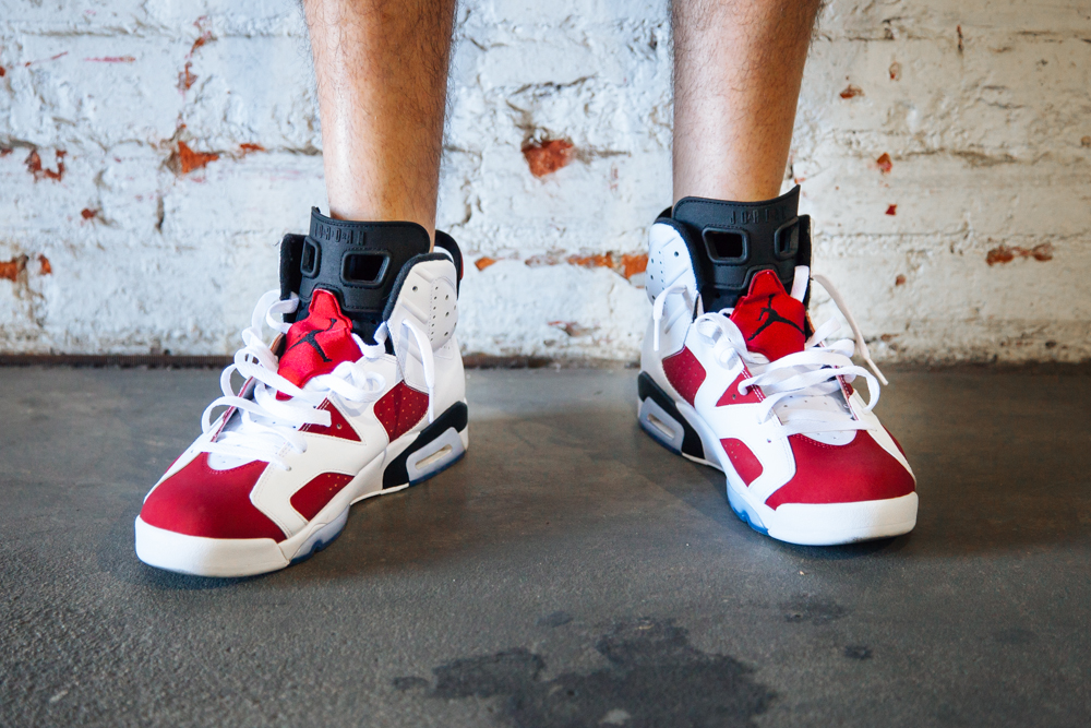 carmine 6 on feet