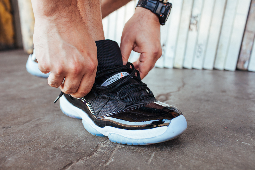 infrared 11 low on feet