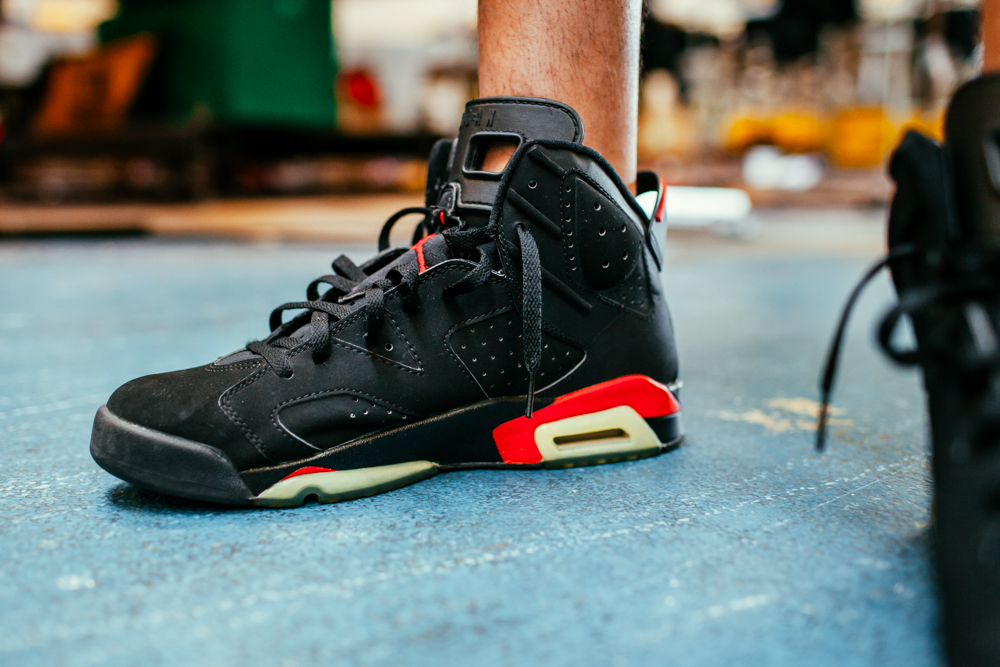 OLD SOLES :: JORDAN VI BLACK/ INFRARED :: FALL 2000 - The Hundreds