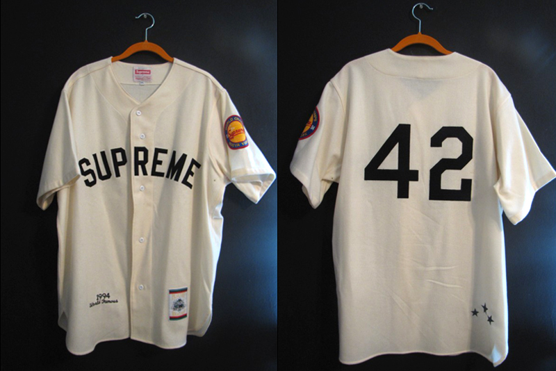 supreme jackie robinson jersey