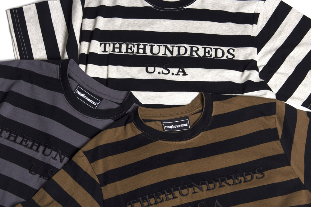 the hundreds striped t shirt