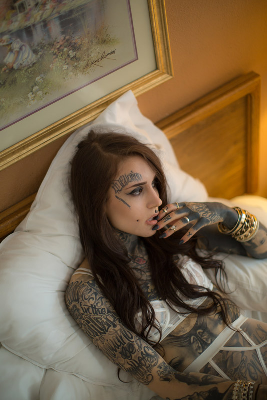 Monami Frost, Meeting Monami Frost, tattooed babes, face tattoos babes, 