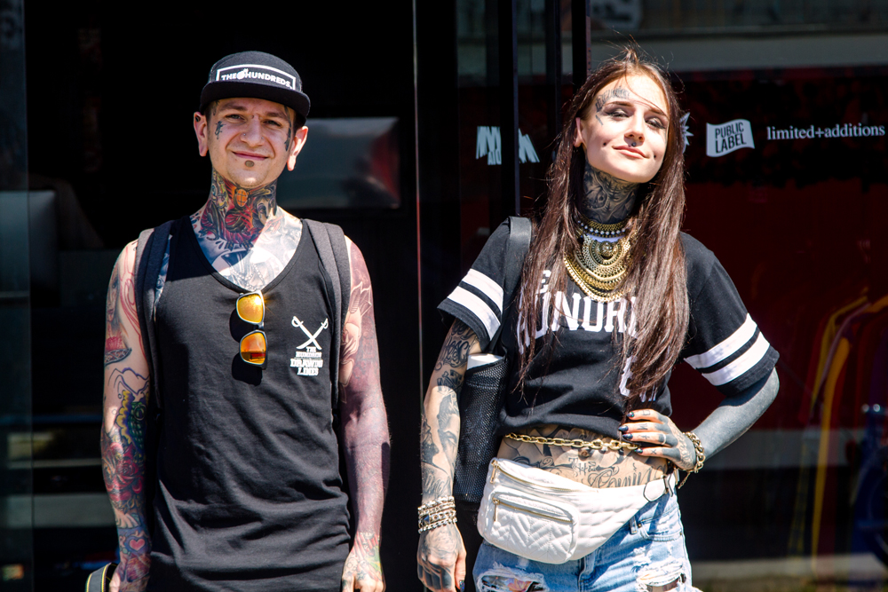 Tattooed Models Are People Too :: A Day with Monami - The Hundreds