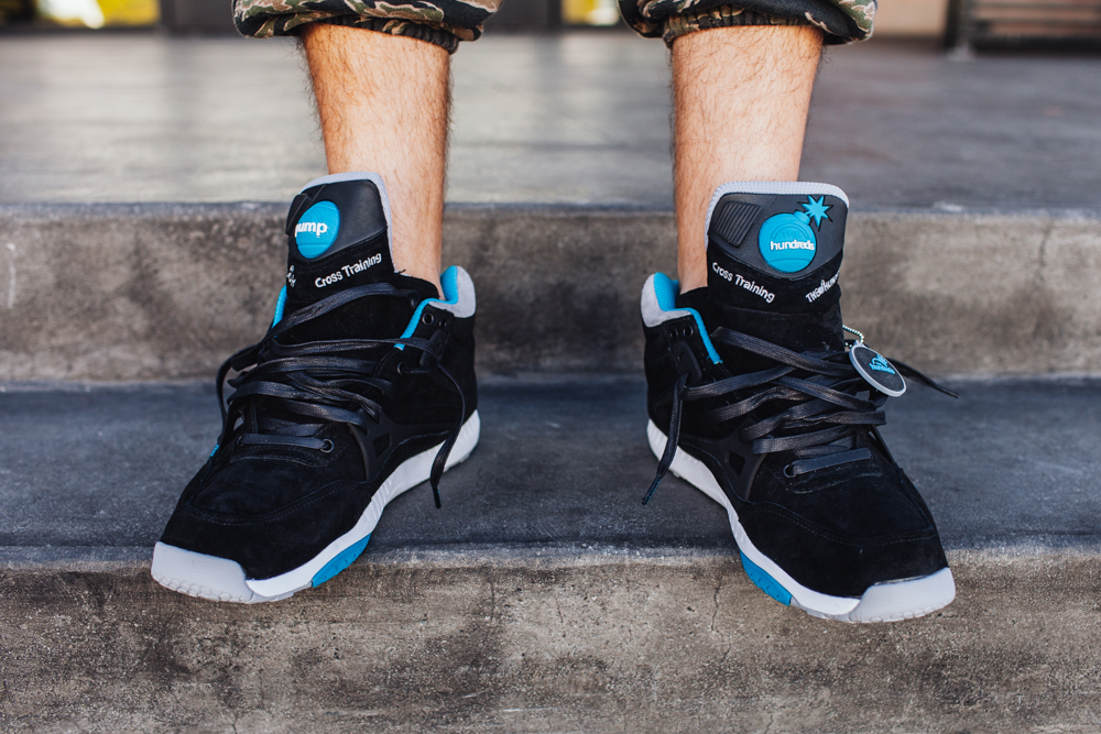 reebok pump x the hundreds