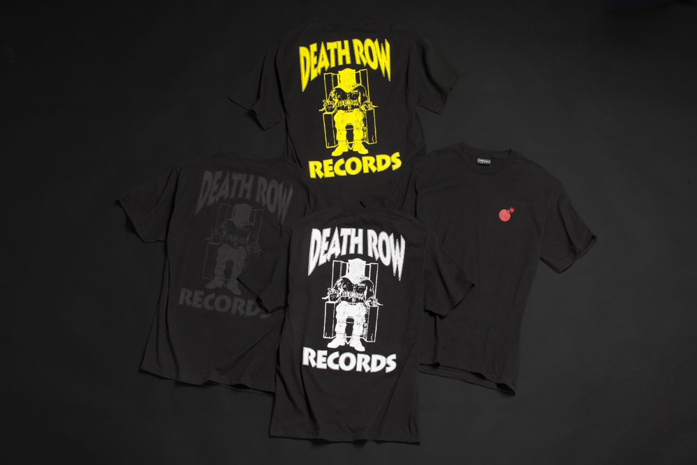 The Hundreds x Death Row, Death Row Collaboration, Death Rows Records, Death Row Records, Death Row Records T Shirt, Death Row Records Tees