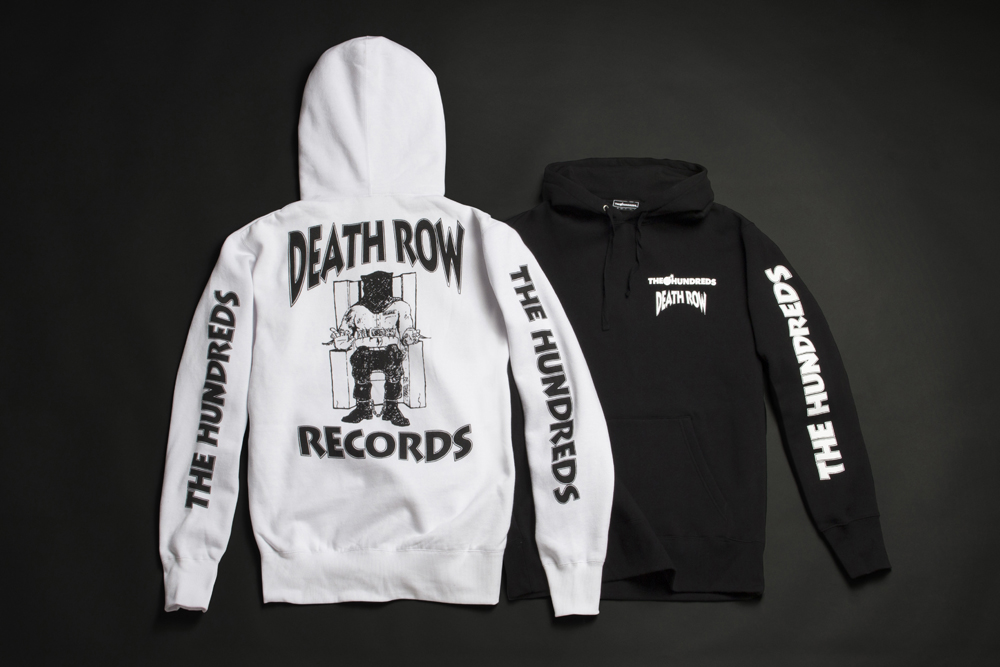 The Hundreds x Death Row, Death Row Collaboration, Death Rows Records, Death Row Records, Death Row Record Hoodies