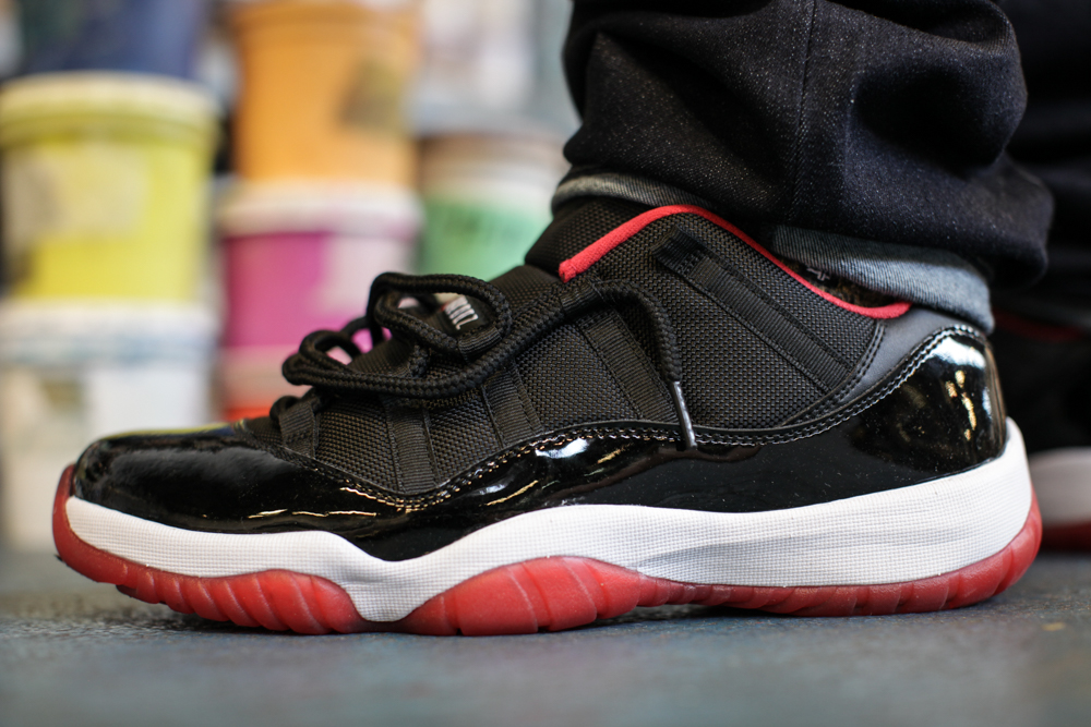 jordan 11 bred low cut