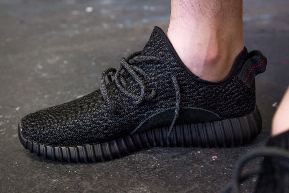 A Closer Look at the Black adidas Yeezy 350 Boost - The Hundreds