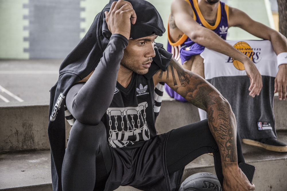 adidas The Hundreds x Adidas Los Angeles Lakers Basketball Jersey