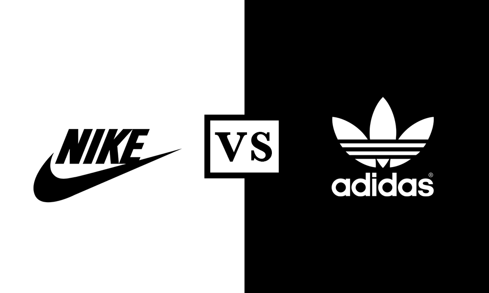 nikes and adidas