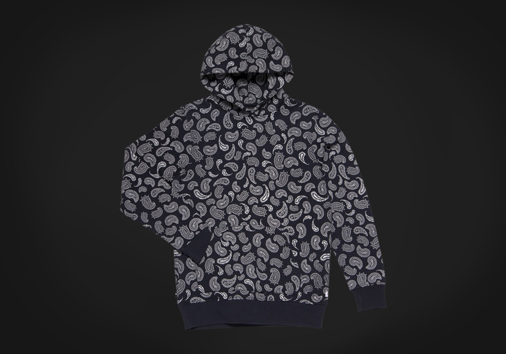 the hundreds paisley hoodie