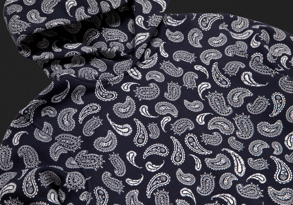 the hundreds paisley hoodie