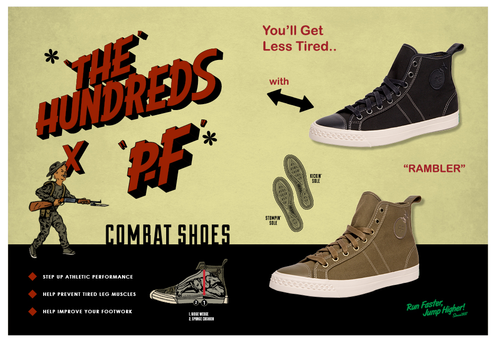 The Hundreds X PF Flyers Rambler 