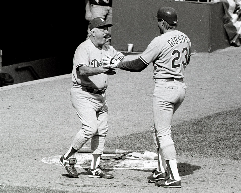 Tommy Lasorda's Dodgers Jersey From Kirk Gibson Walk-Off W.S. HR