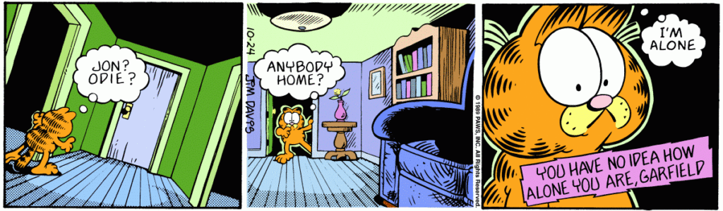 Garfield And The Abyss The Scariest Garfield Comic Strip Series