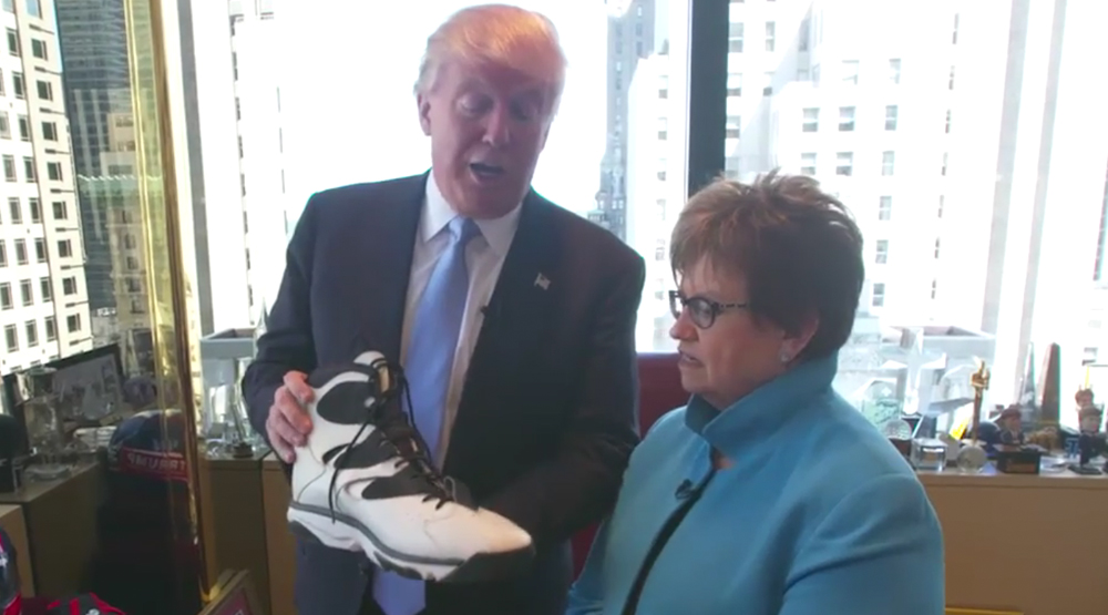 trump nike shoes