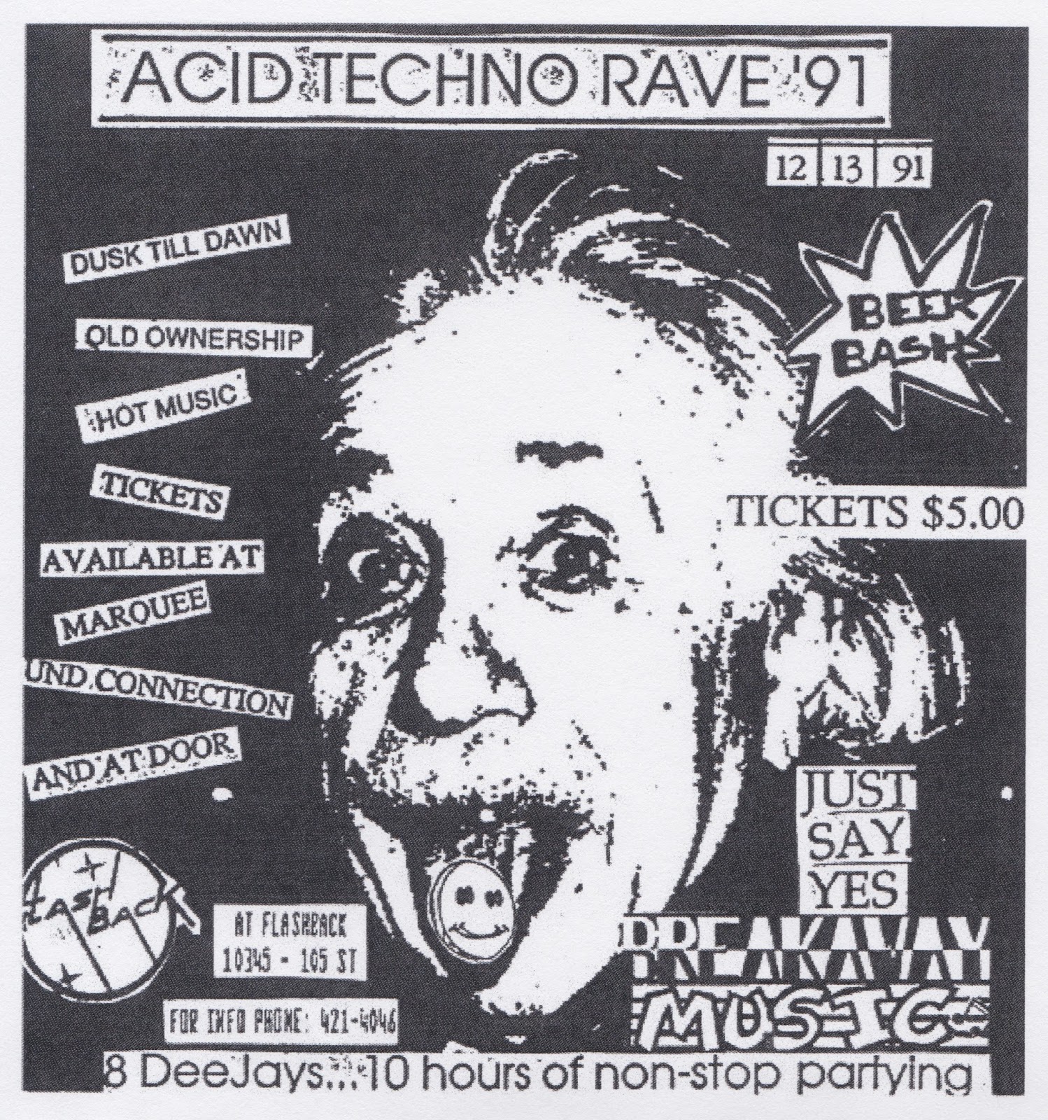 AdamGoesHam on X: Who can make really sick 90s super acid-ey rave flyers?  Like these below  / X