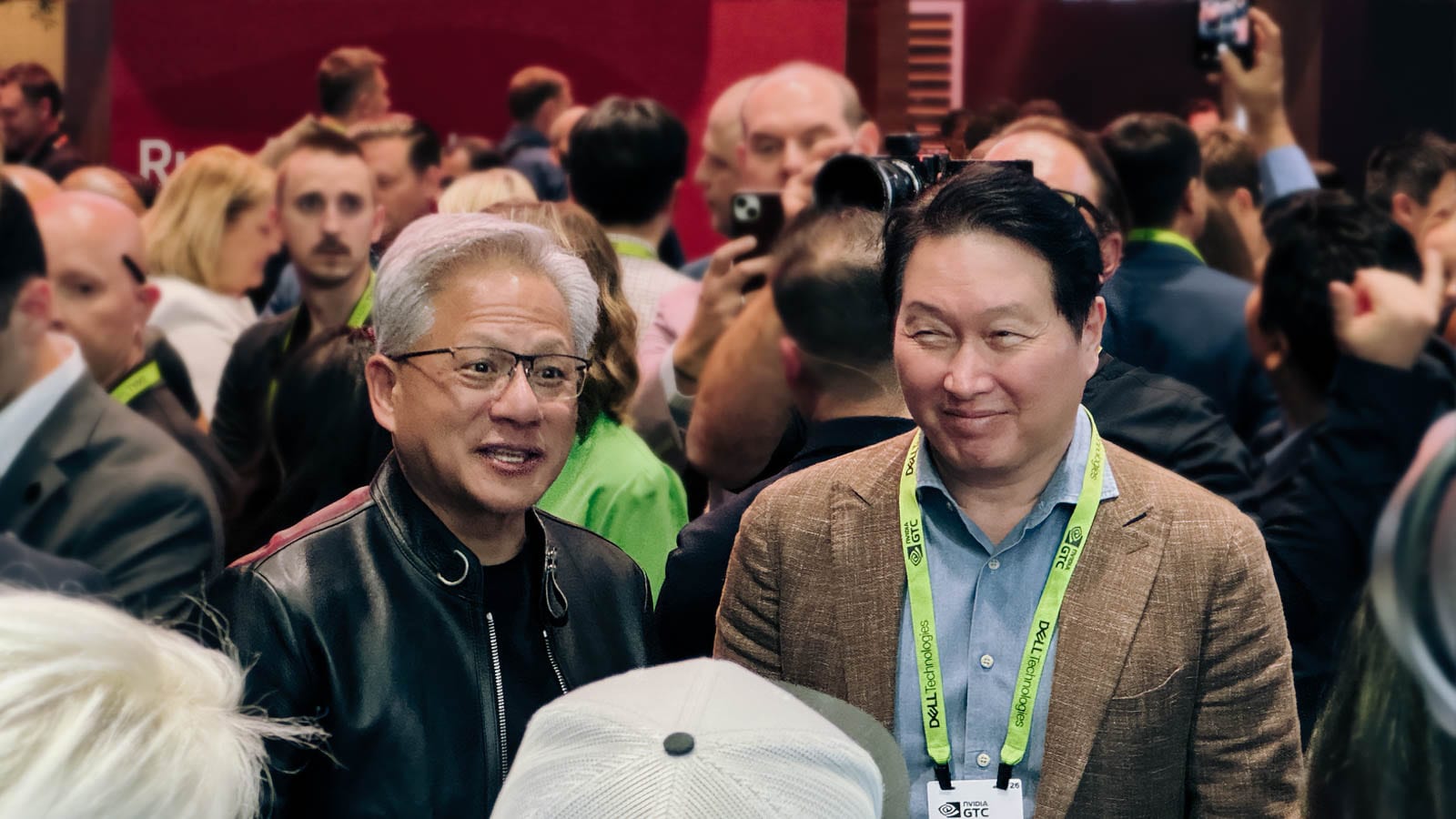 SK Group chairman Chey Tae-won at Nvidia GTC Taipei 2026