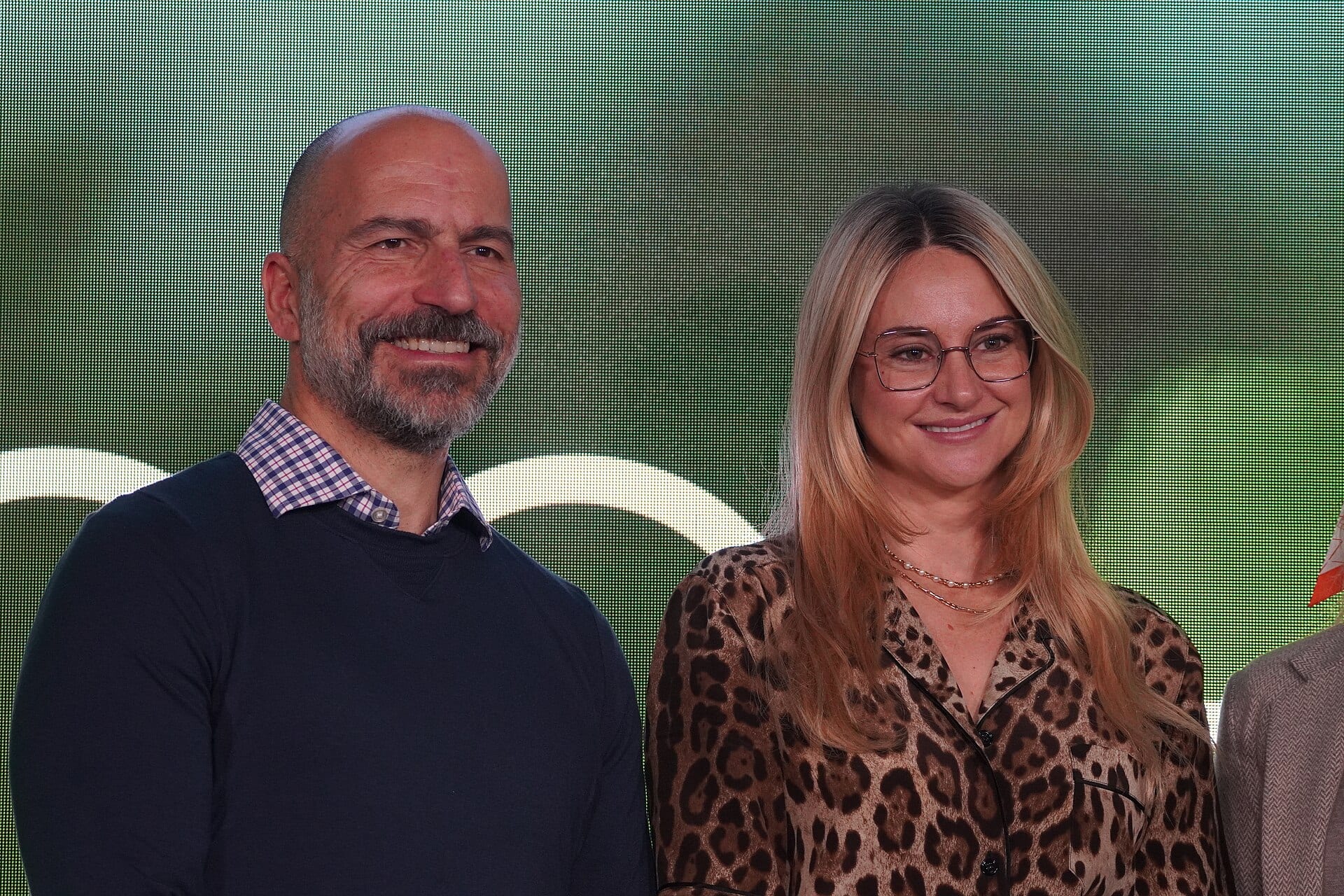 Uber CEO Dara Khosrowshahi at Uber's Go Get Zero event in London, October 2024