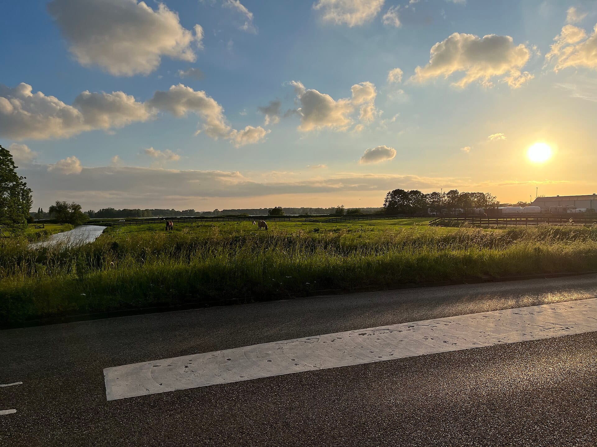 Looking across the polder toward the Valkenburgse Meer and the former Valkenburg airfield at Katwijk, the area where Eli Lilly's $3 billion obesity-pill plant is planned.
