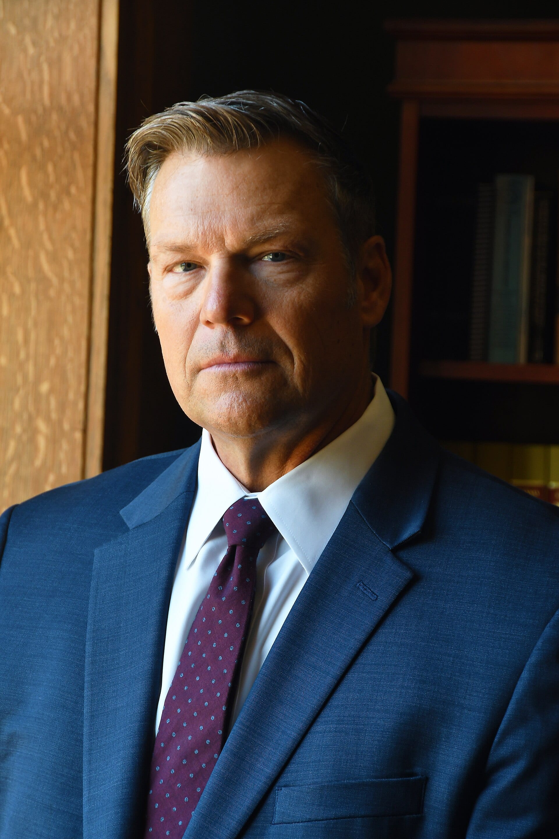 Official portrait of Kansas Attorney General Kris Kobach