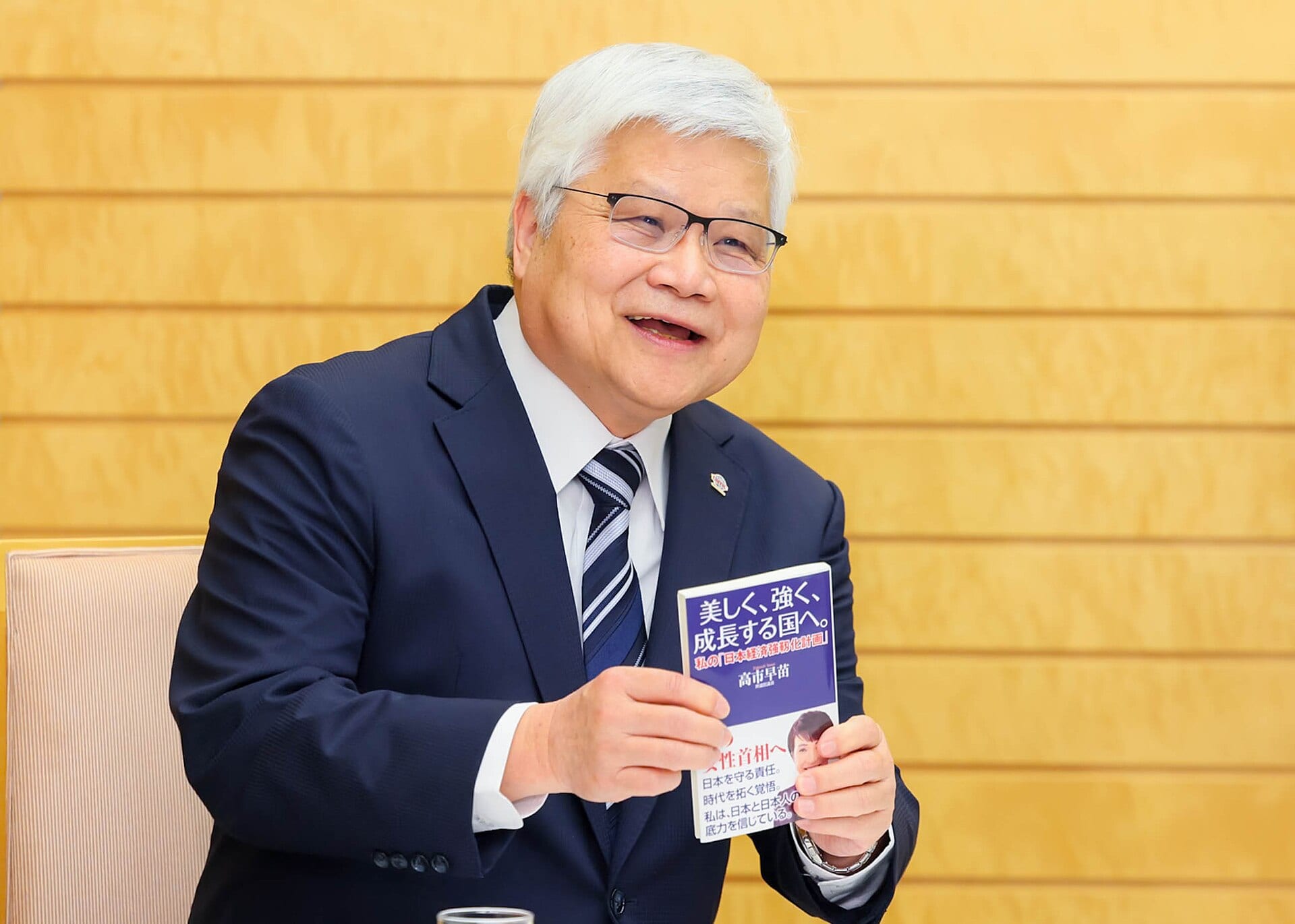 TSMC chairman and CEO C.C. Wei at the prime minister's office in Tokyo, February 5, 2026
