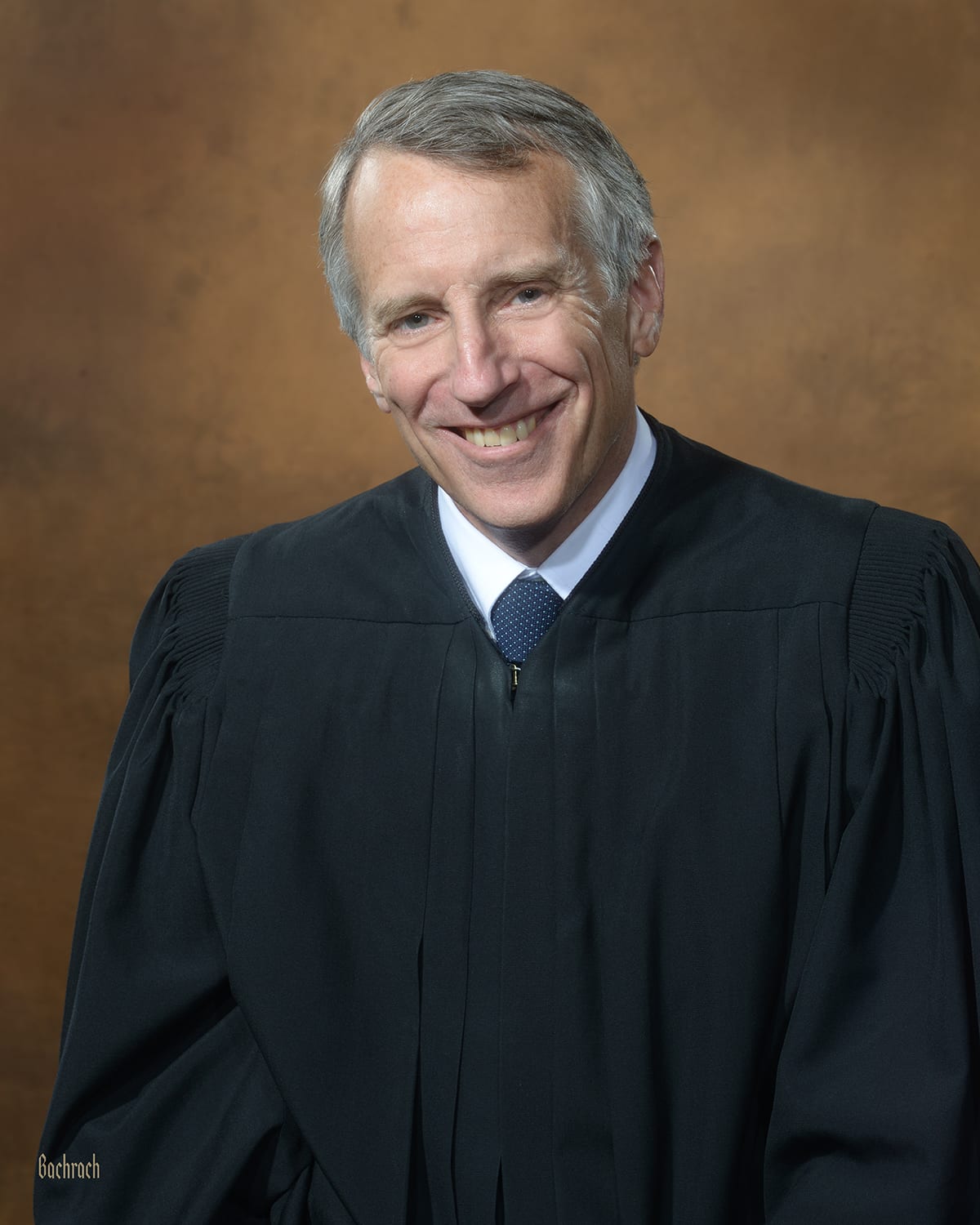 Judge F. Dennis Saylor IV in judicial robes, official court portrait