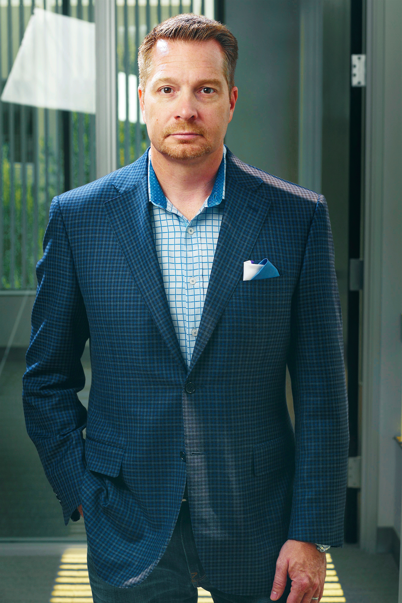 George Kurtz, chief executive of CrowdStrike, in a portrait photograph