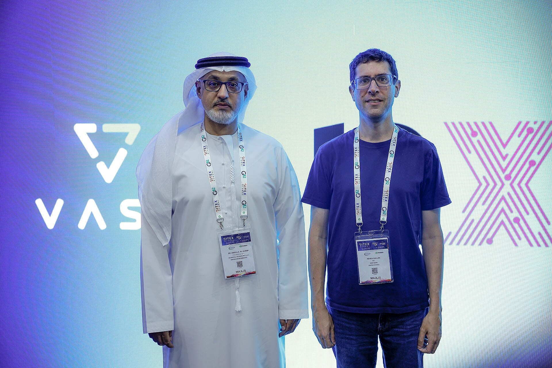 Renen Hallak, chief executive officer of VAST Data, at the GITEX Global technology event
