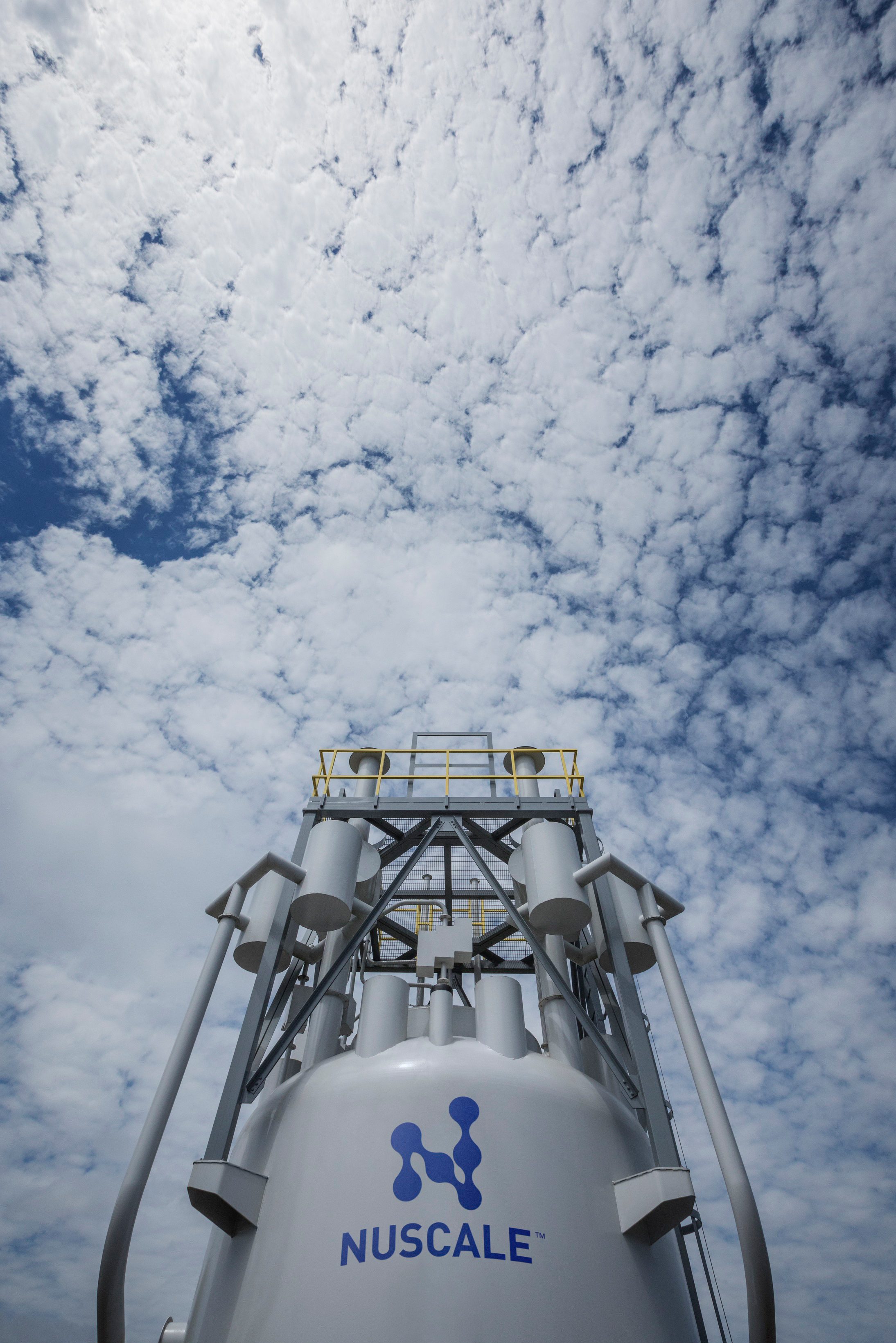 Full-scale mockup of the upper section of the NuScale Power Module, the component Doosan Enerbility will fabricate