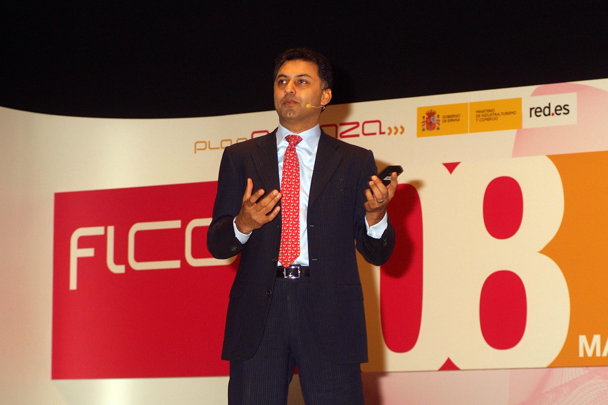 Nikesh Arora, chief executive of Palo Alto Networks, speaking at FICOD 2008