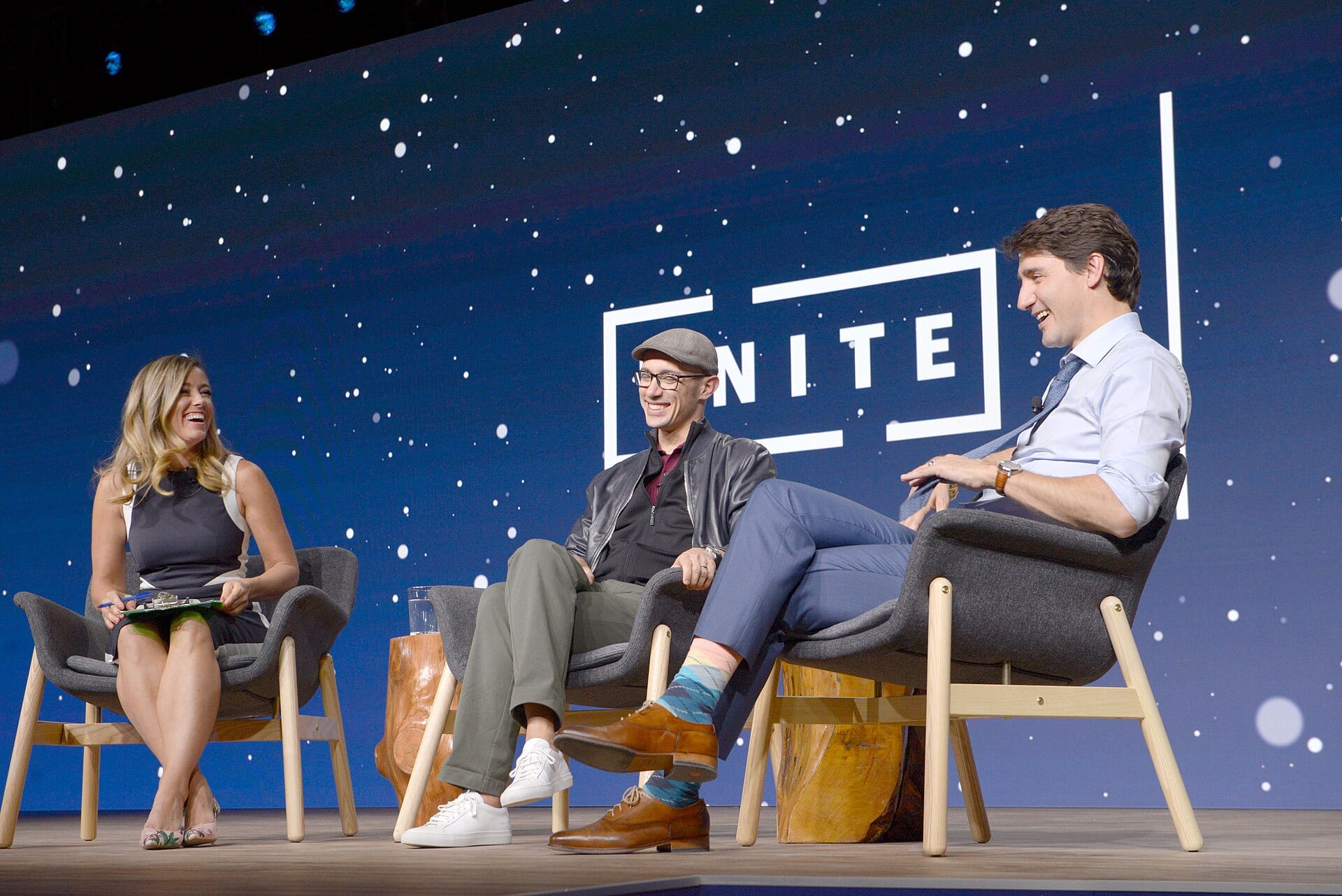Tobi Lütke, Shopify's chief executive, on stage at an event in Toronto