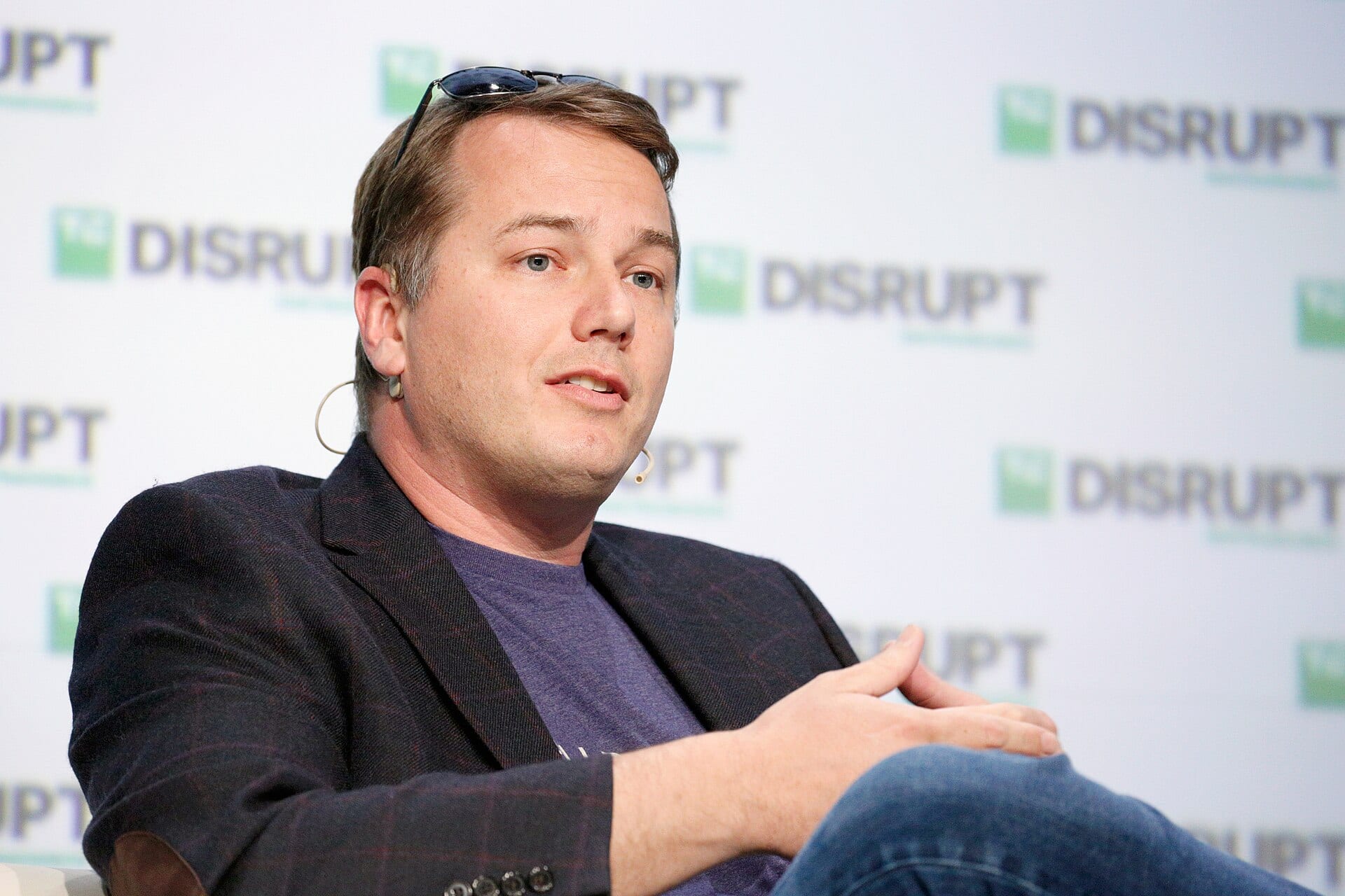 Aurora Innovation CEO Chris Urmson speaking at TechCrunch Disrupt in San Francisco